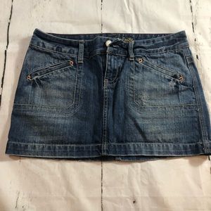 Denim Mini Skirt